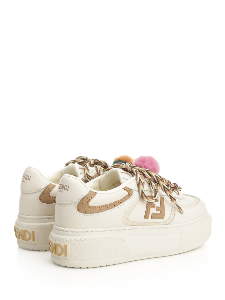Fendi Fendi Match Sneakers - Bianco | 1aba204d9b64379953623bfd5cfe993691d2a8b1