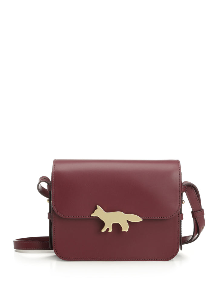 Maison KitsunÉ Edie Bag Shoulder Bags - Bordeaux | 99419d007218568c92cf8774e9516cddb8474b60