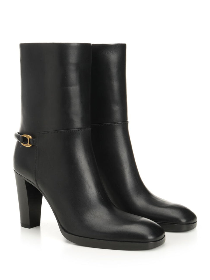 Saint Laurent Sulpice Ankle Boots - Nero | 54d2e8b06c8bbb755d9332c8708bd2159608ace5