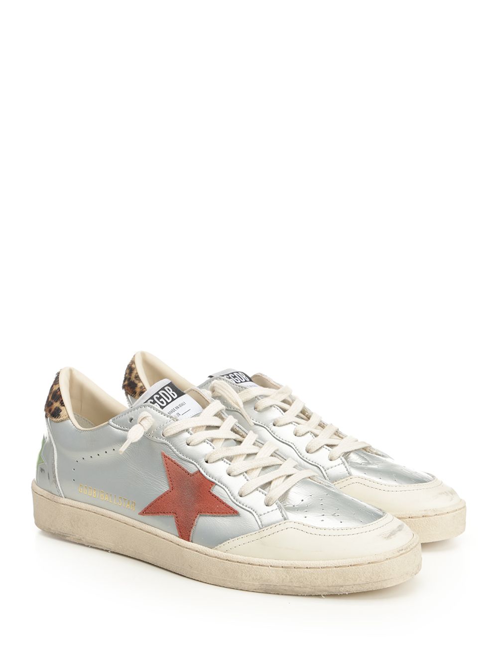 Golden Goose Deluxe Brand Ball Star Sneakers - Silver | f6b7cf6530e27bde89d4335f2fb6abf98aede394