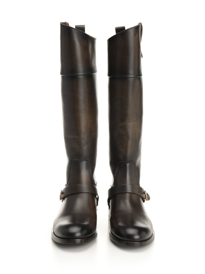 Golden Goose Deluxe Brand Charlie Boots - Marrone | 8d2696b21c363d1181064522b8fa1c710ba2d178