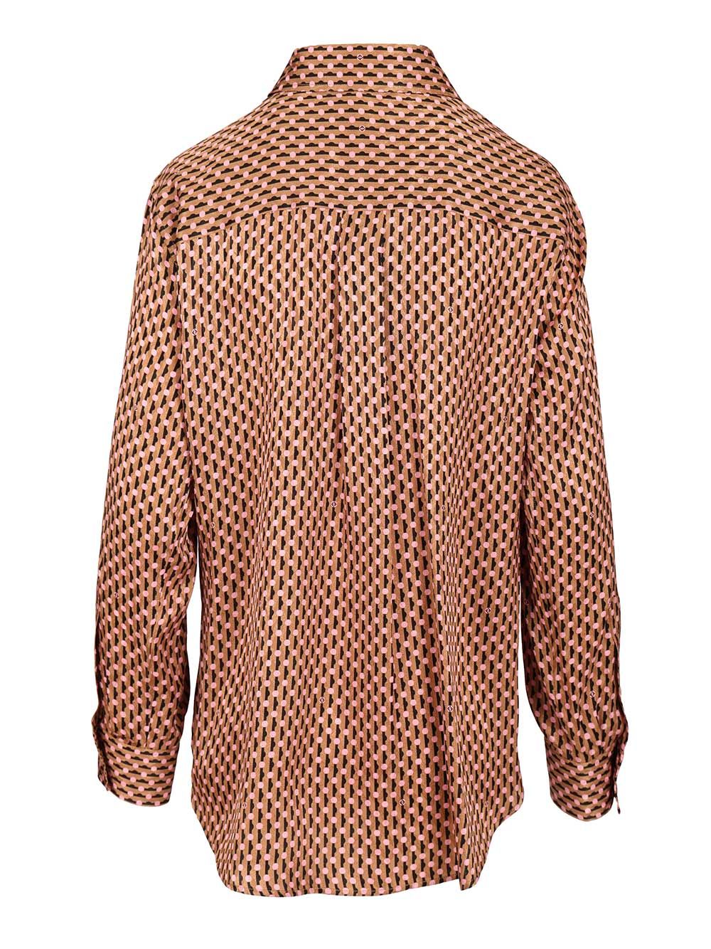 Fendi Fendi Dots Jacquard Silk Shirt Shirts - Multicolor | 504644e8bf5cbaccda54430742ce0a9d6ed8e90e