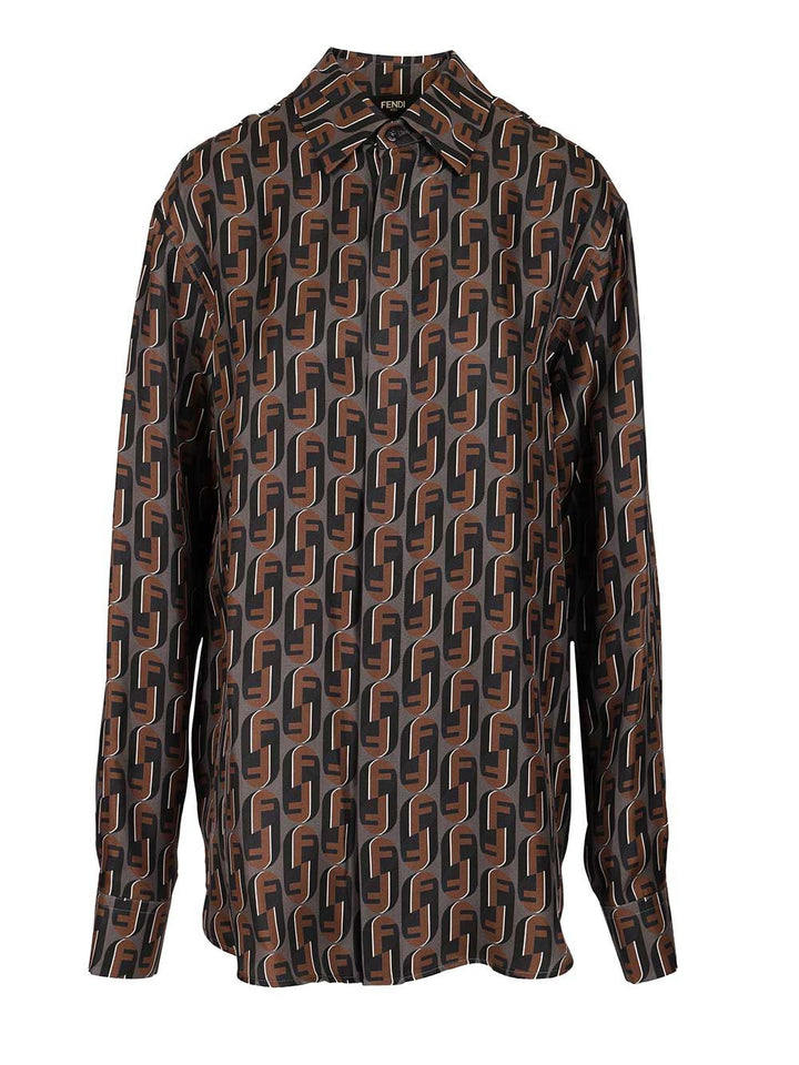 Fendi Printed Silk Shirt Shirts - Multicolor | 473a8db874baa76d8c02ce8ce0e3aaf14948663f