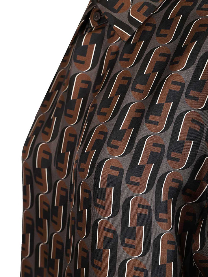 Fendi Printed Silk Shirt Shirts - Multicolor | a10937f3c34c088f2d03ad99d3bb786ad3b0761e