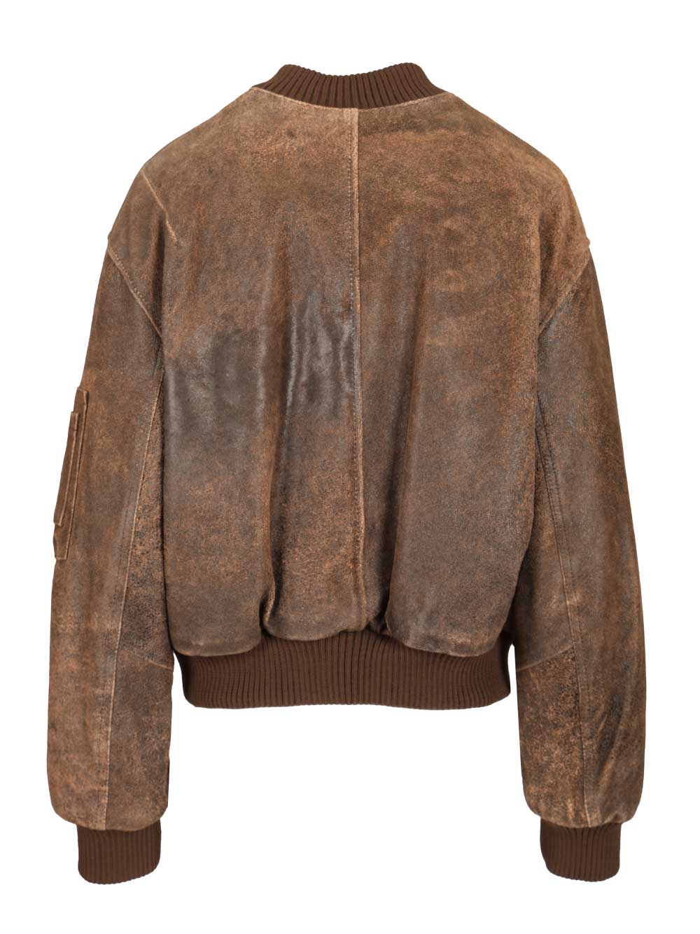 Dfour Leather Bomber Jacket Giacche - Marrone | 9aeb9d20a824aebdba758e7da2c03b4eb2232a9b