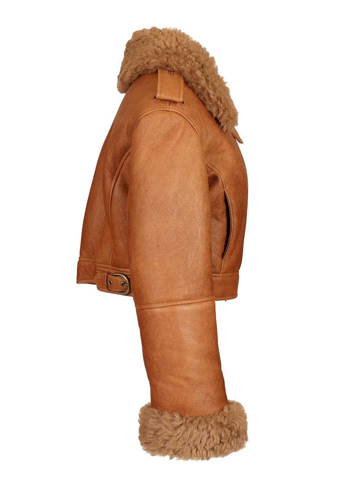 Chloe' Cropped Boxy Jacket Giacche - Arancione | 2da817243946bf9445d4917d535817d19f2303b6