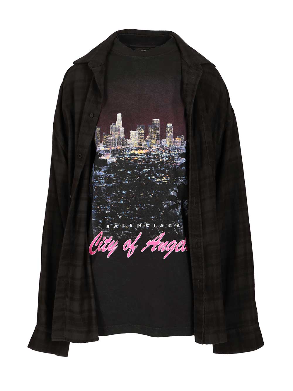 Balenciaga Layered Shirt Shirts - Nero | 0bf625a3d73ff693187ef5636c2b6129b3840e59