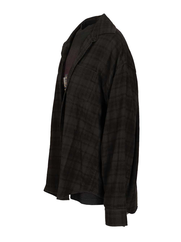 Balenciaga Layered Shirt Shirts - Nero | b4d8bd8e0256f4425b530710de10d376d6c6b05a