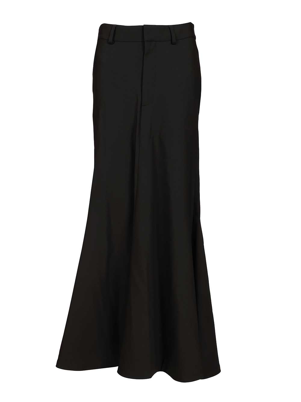Balenciaga Godet Maxi Skirt Gonne - Nero | 59d21f63051ee12841bf85e4184a806ef61893ab