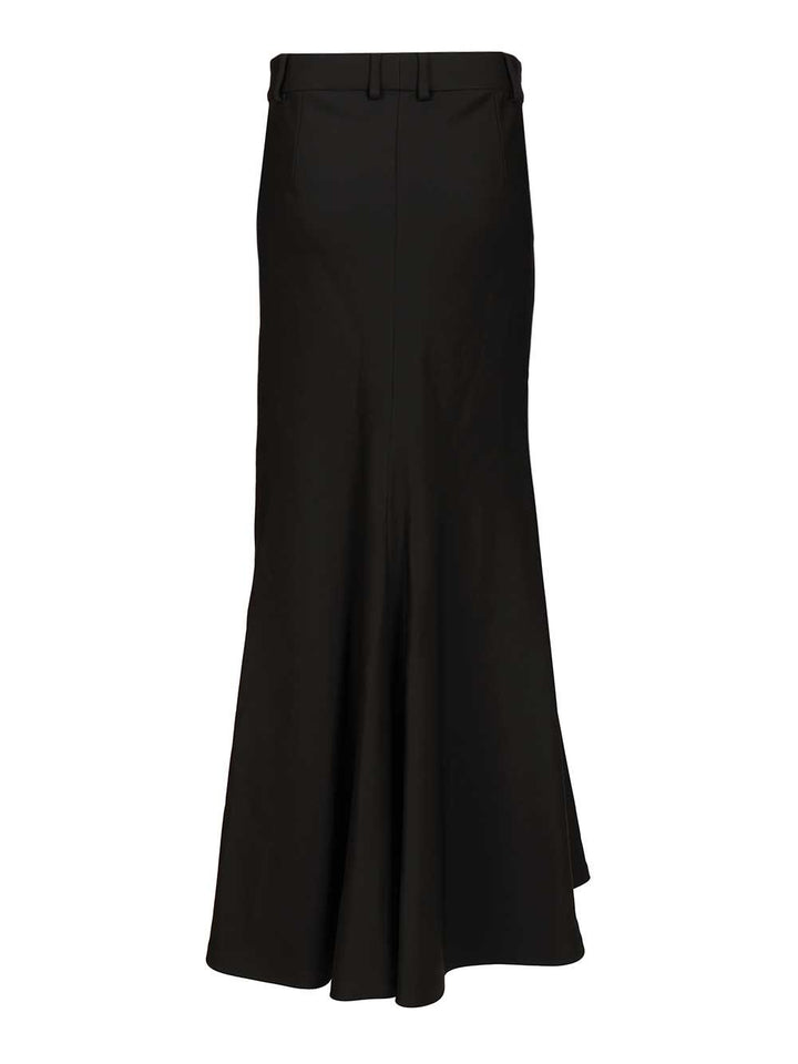Balenciaga Godet Maxi Skirt Gonne - Nero | cfec61484ce275fd8f7d1477fdcfe7f971bda880