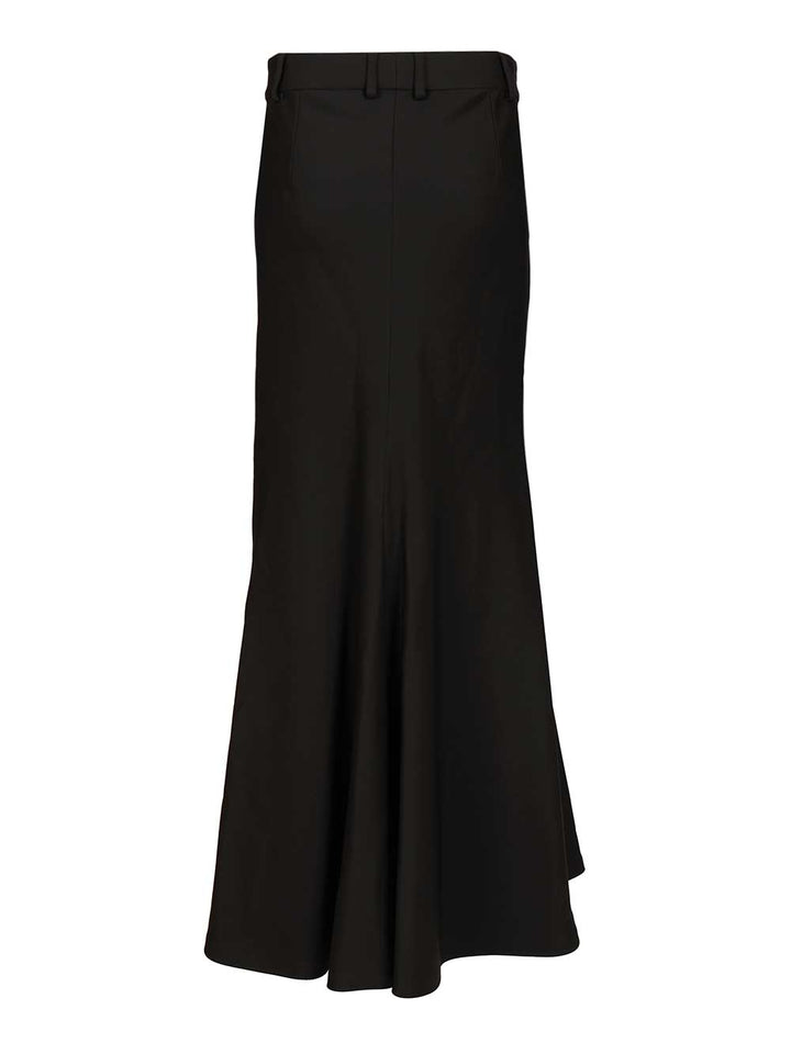 Balenciaga Godet Maxi Skirt Gonne - Nero | b3df4af7286dc5fdc4e92c0dc823bb8e6e2c72cd