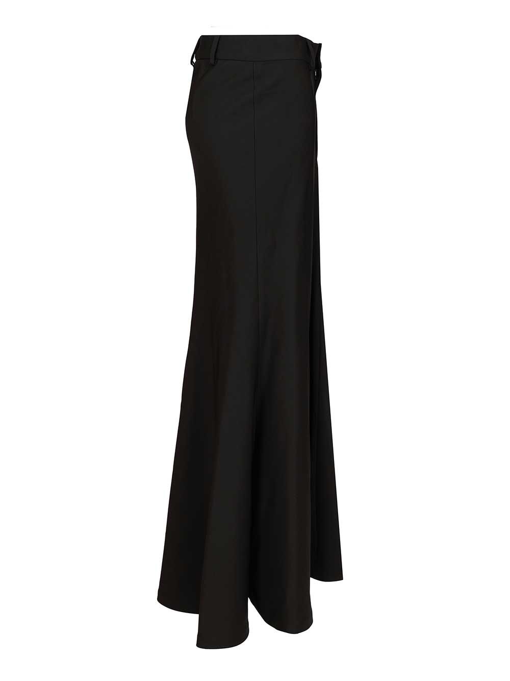 Balenciaga Godet Maxi Skirt Gonne - Nero | 9afae3ed7797bfff7f571c03e07384a63e895f0d