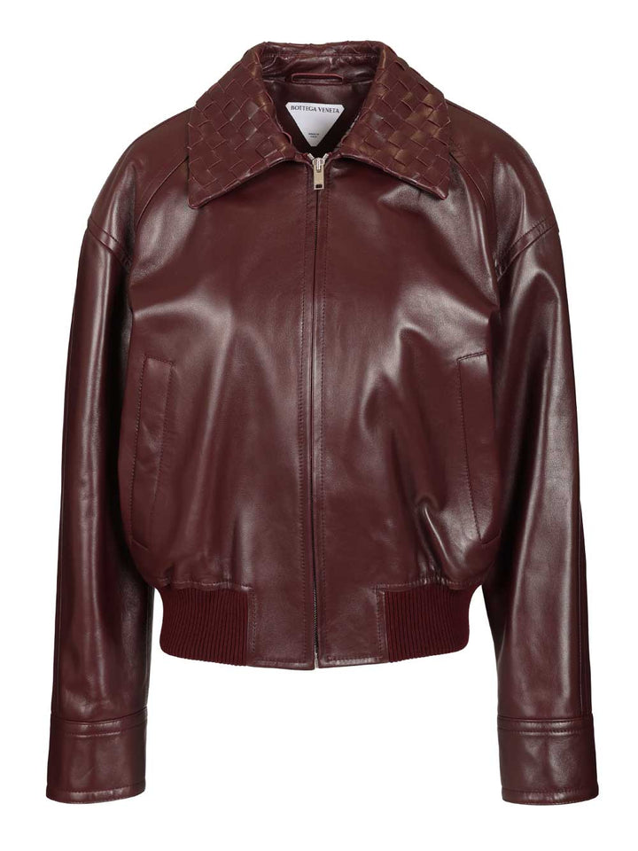 Bottega Veneta Blouson Jacket Giacche - Bordeaux | 403bf2f54363bfdeac318f77a51cb04bc586b985