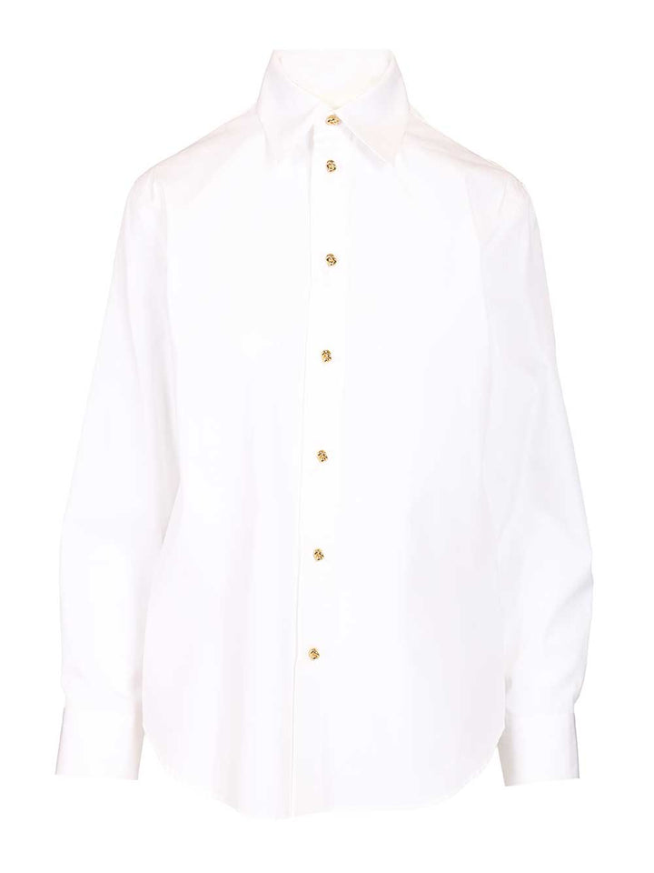 Bottega Veneta Cotton Shirt Shirts - Bianco | a60382fd53515b053e8bef76d458be1d1598e7af