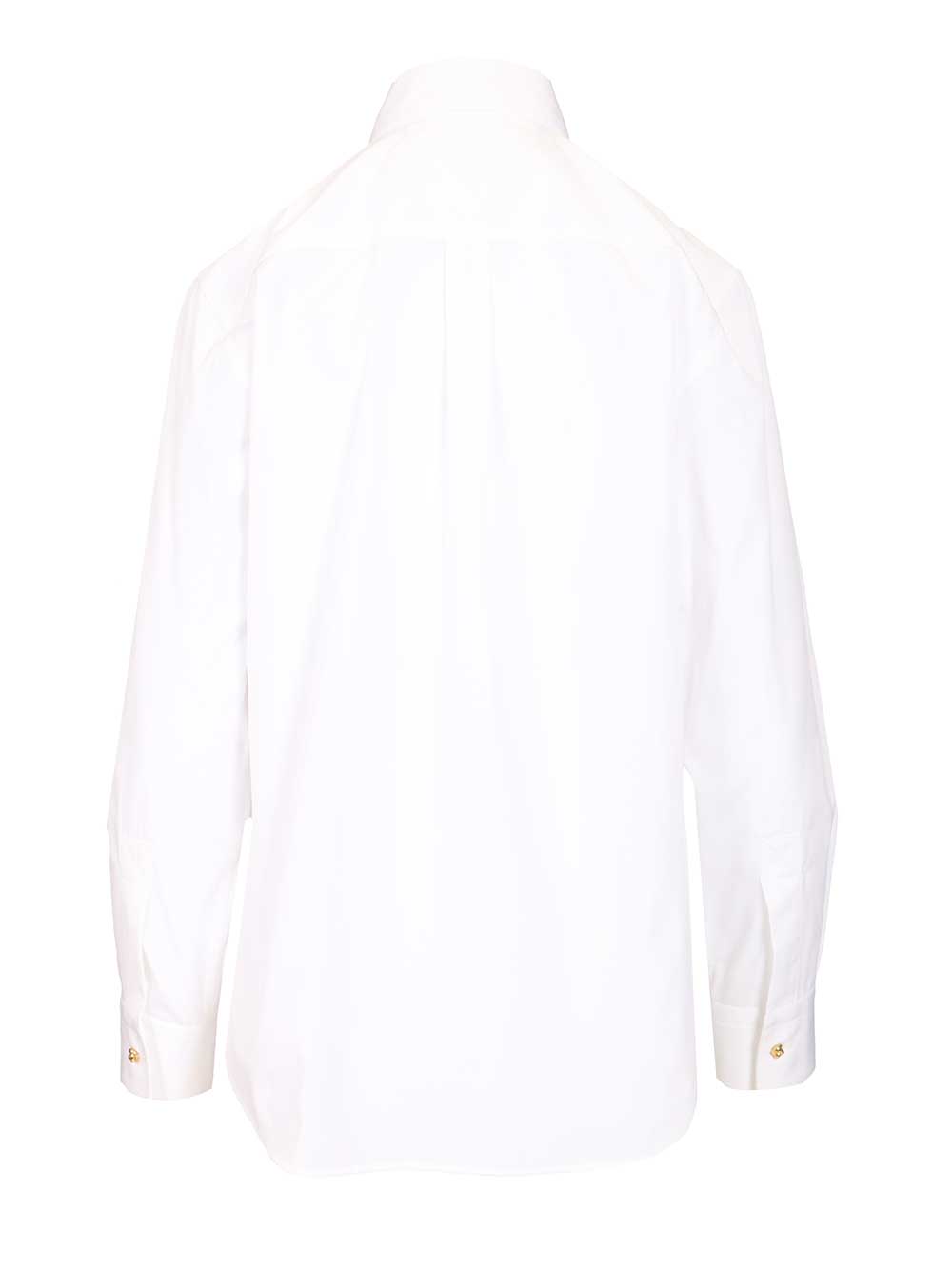 Bottega Veneta Cotton Shirt Shirts - Bianco | a440801796385227dfea70096482c81061280e49