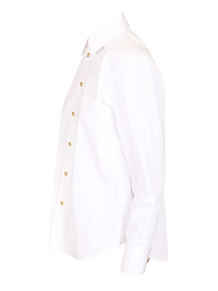 Bottega Veneta Cotton Shirt Shirts - Bianco | 73b2ea9a1c100d4942c94db79f0ac80f5836fda0