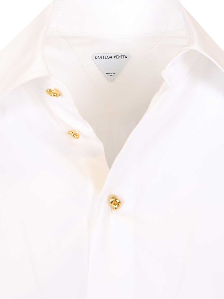 Bottega Veneta Cotton Shirt Shirts - Bianco | c6c55faf47c949316c1d7bb50beb364543f84f27