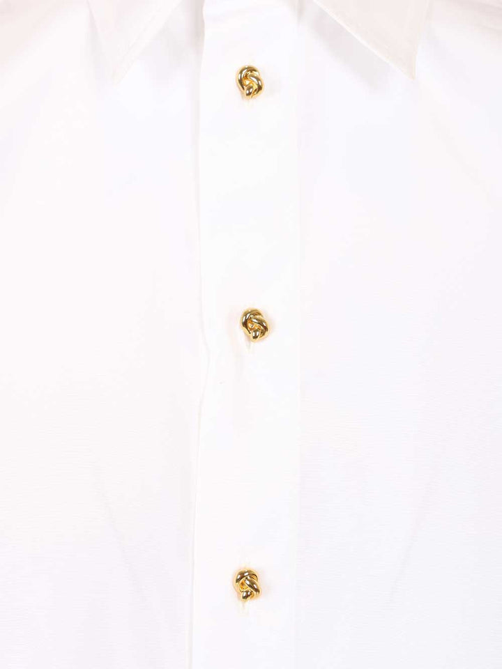Bottega Veneta Cotton Shirt Shirts - Bianco | 4efd709b4ca99dcc1ae86949467e08aa0c1c8b62