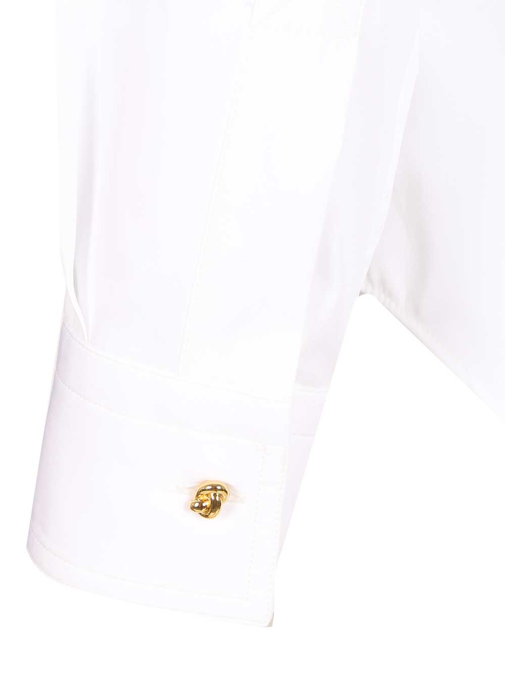 Bottega Veneta Cotton Shirt Shirts - Bianco | 3a5cd2c96bed0758245293e26b427092e6e66716