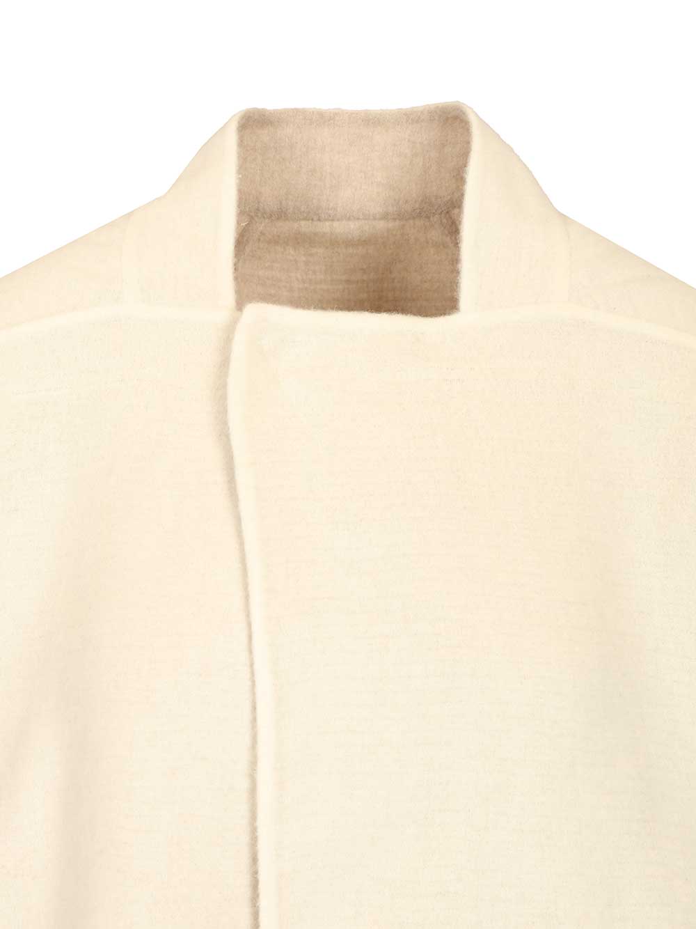 Rick Owens Island Jacket Coats - Bianco | ae1cc03d818cb597740658257068dfab80c89313