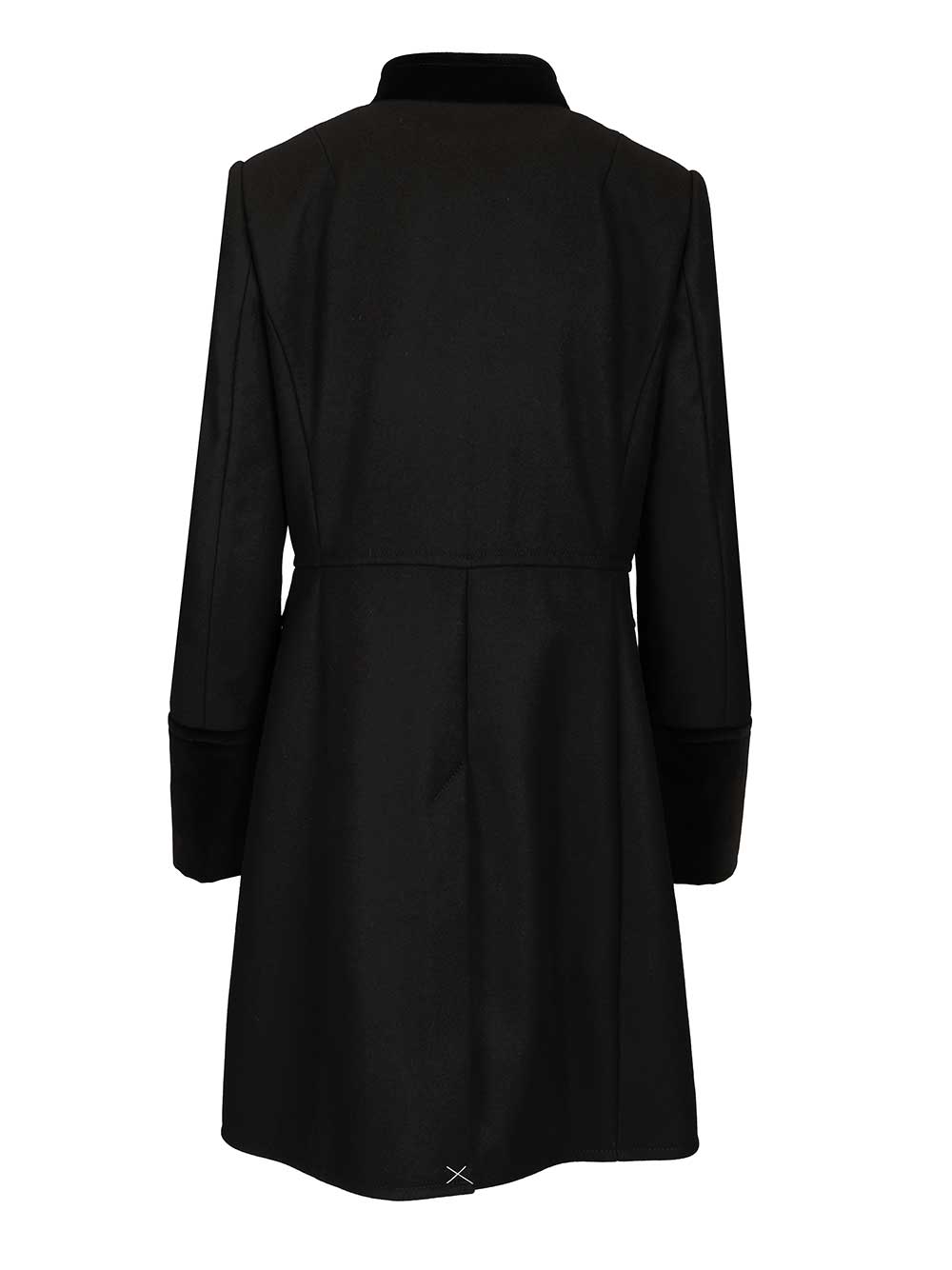Fay Wool Coat Coats - Nero | 92bcaa54d9abee21ef7196e49803485f7d146935