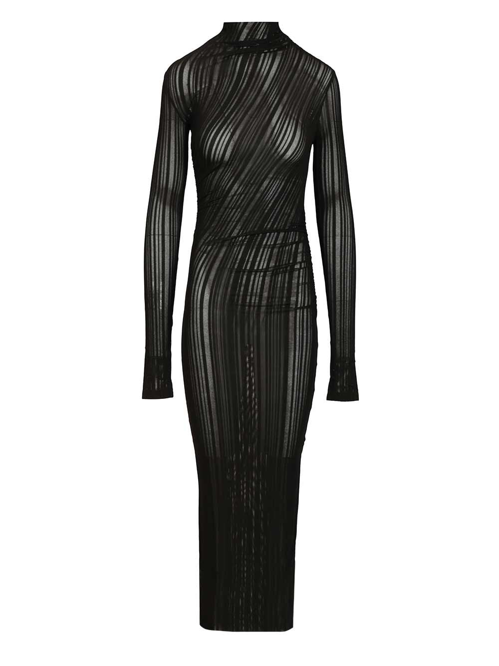 Amazuin Olga Long Dress Abiti - Nero | 50461faf8e1ac12b519910f3e6afca698aab7cf3
