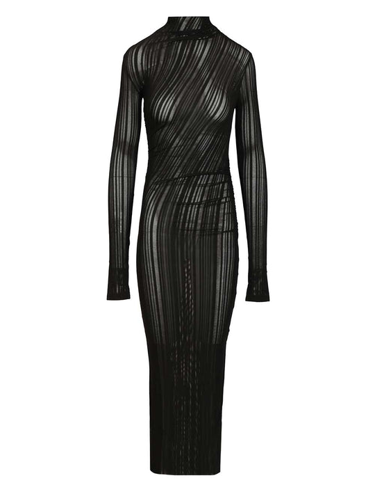 Olga Long Dress Abiti Nero