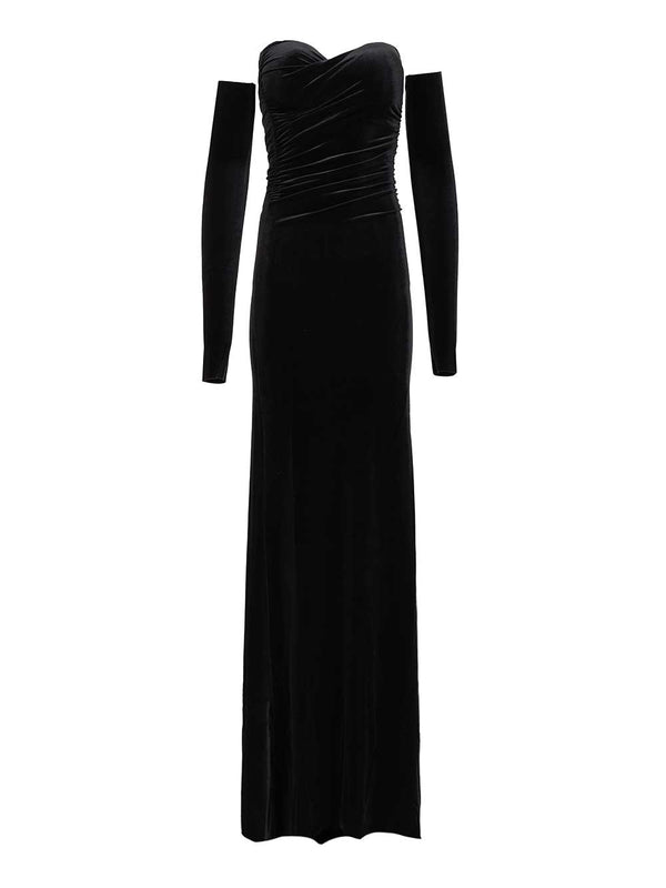 Julien Velvet Dress Abiti Nero