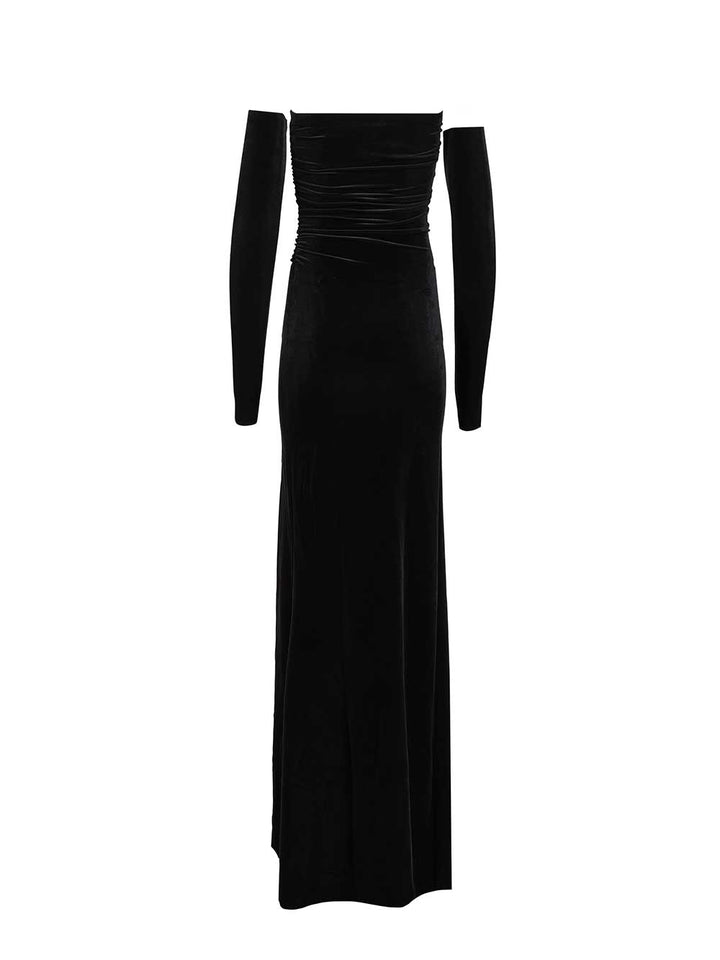 Amazuin Julien Velvet Dress Abiti - Nero | 7989ae624ddd8df2ef191cff2b8393059dcbf085