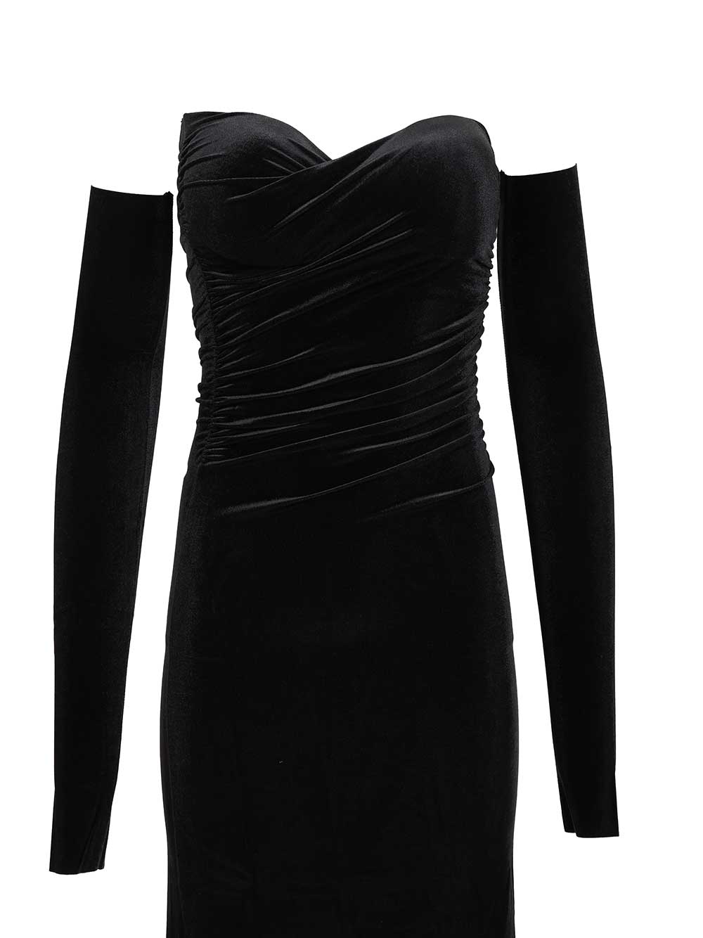 Amazuin Julien Velvet Dress Abiti - Nero | b5a25dc3c9108ee374111b631421a8fdea536ff0