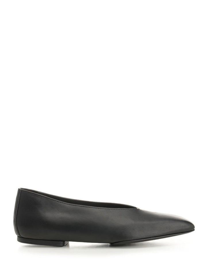 Rick Owens Leather Ballerinas Scarpe basse - Nero | d2e4aa246de6b883880d974b2e12805b4052988f
