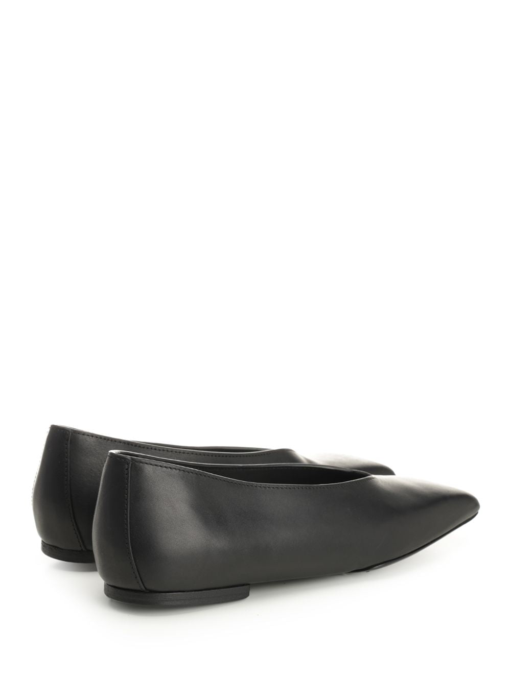 Rick Owens Leather Ballerinas Scarpe basse - Nero | c7a361ddade71f3e4bc5ce4b3ee53b2b13d63c60