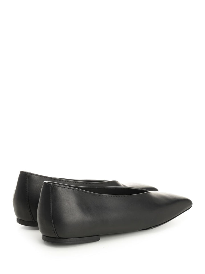 Rick Owens Leather Ballerinas Scarpe basse - Nero | c7a361ddade71f3e4bc5ce4b3ee53b2b13d63c60