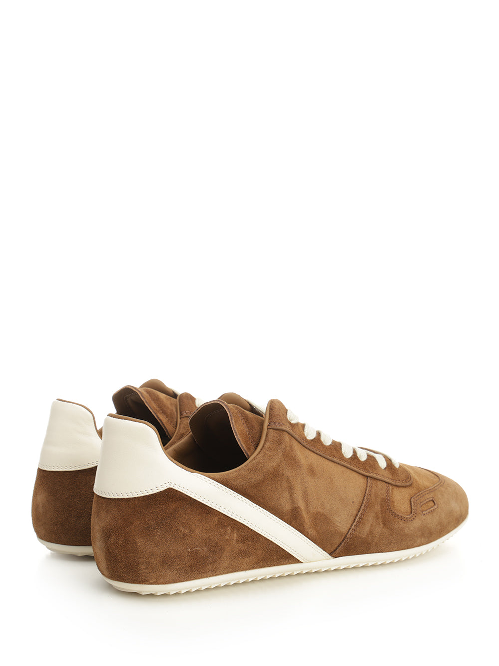 Rick Owens Minimal  In Suede Sneakers - Marrone | e3faaa55e194219ef08e64c702176fc2b67e3ff2