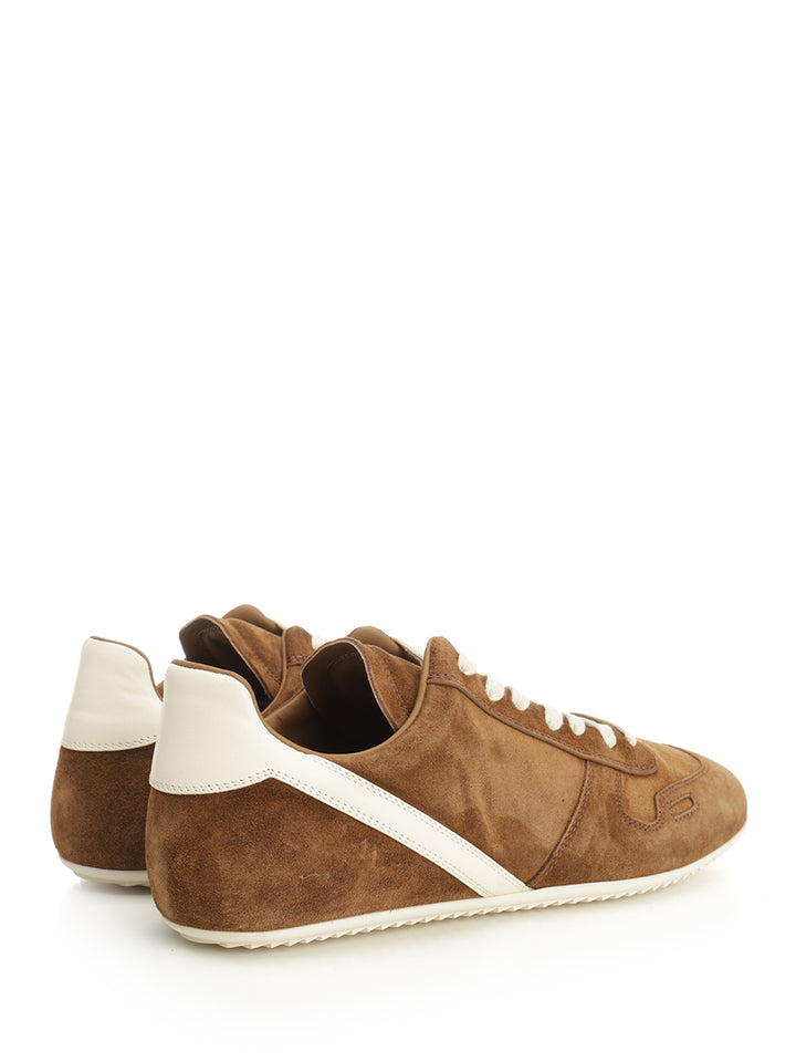 Rick Owens Minimal  In Suede Sneakers - Marrone | e3faaa55e194219ef08e64c702176fc2b67e3ff2