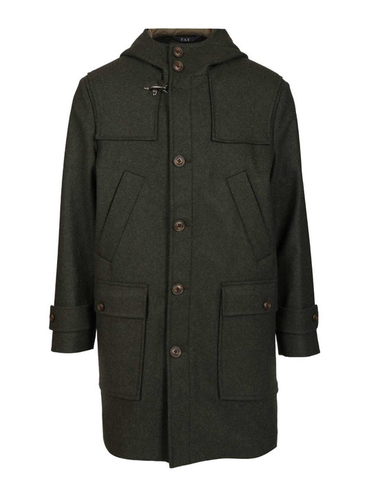 Wool And Cashmere Coat Giacche Verde