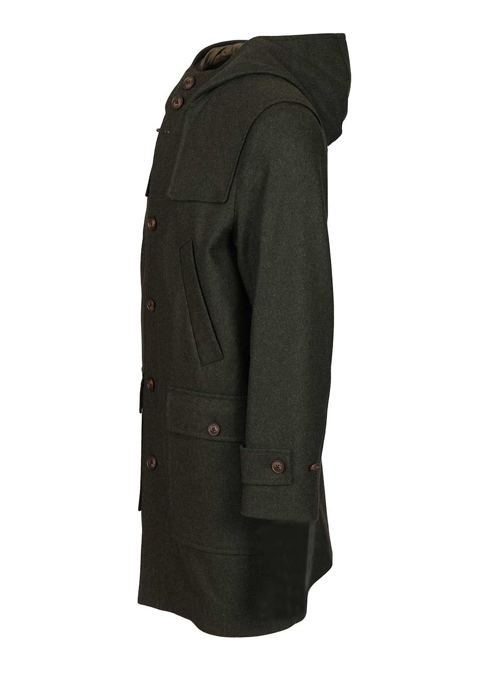 Fay Wool And Cashmere Coat Coats - Verde | 80e0c904338e605287988b1e7faa72681c171ec3