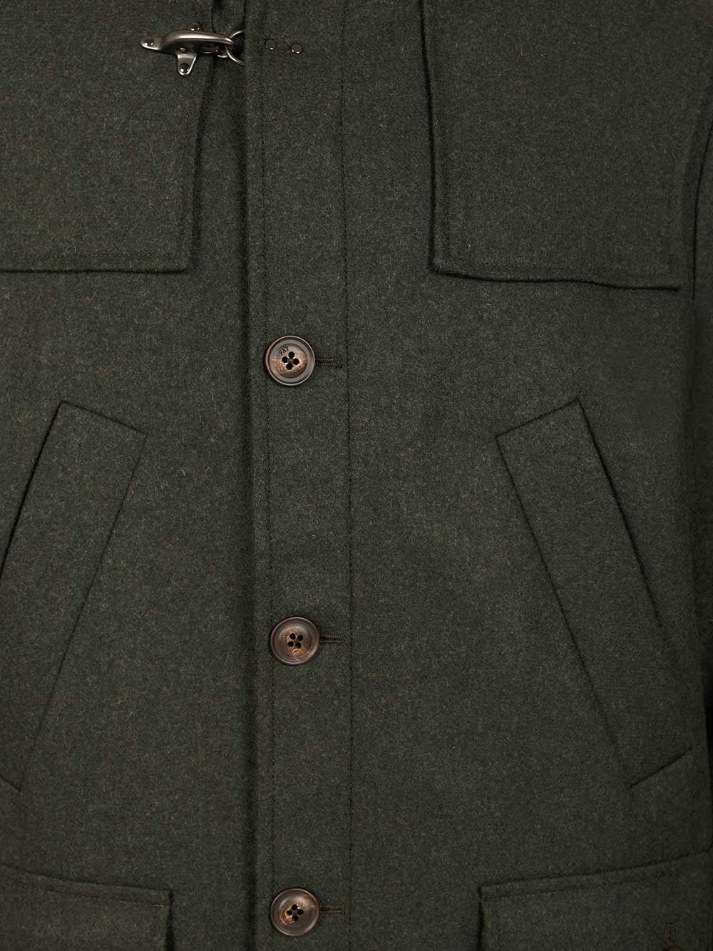 Fay Wool And Cashmere Coat Giacche - Verde | 731b1252adc60b796bbd01aeb3bd9e5d3fbd825e