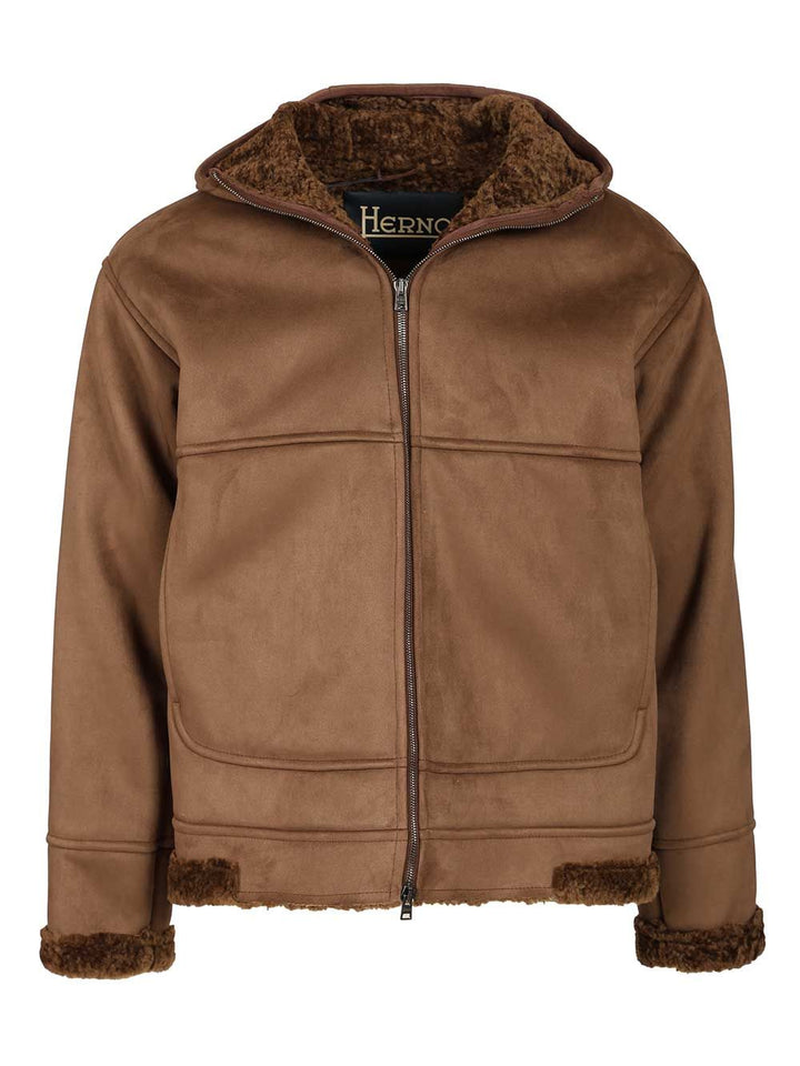 Herno Herno Alternative Fur Jacket Giacche - Marrone | 456f29f45fa6c53aea43cc134691fa023078116e