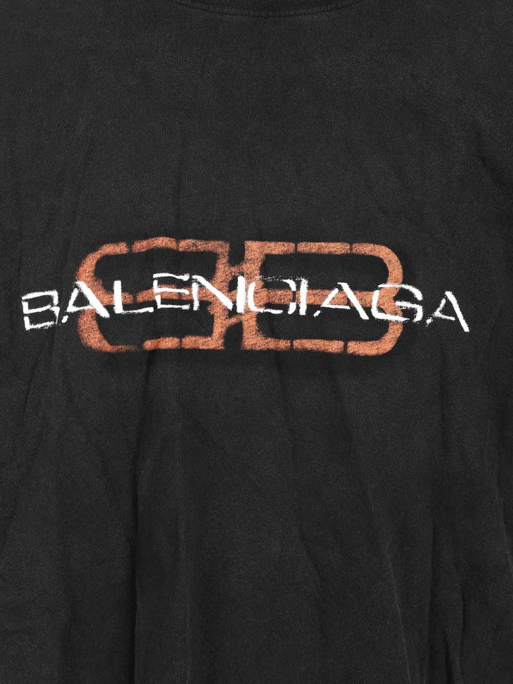 Balenciaga Bb Icon T-Shirt - Nero | 44f6977ced70d202484afb4db3b797276bfaf6b1