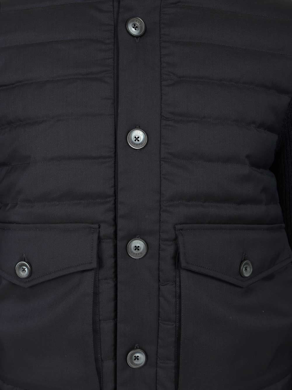 Herno Jacket In Pure Merino Wool Giacche - Blu | bea74522fd3f067c696948069bdbfda668746628