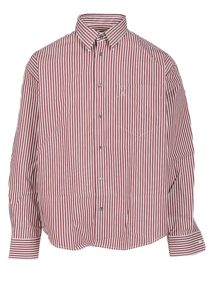 Ami Boxy Shirt Shirts - Grey | 43a998048f08b41467551b90000cd0081c85d0a7