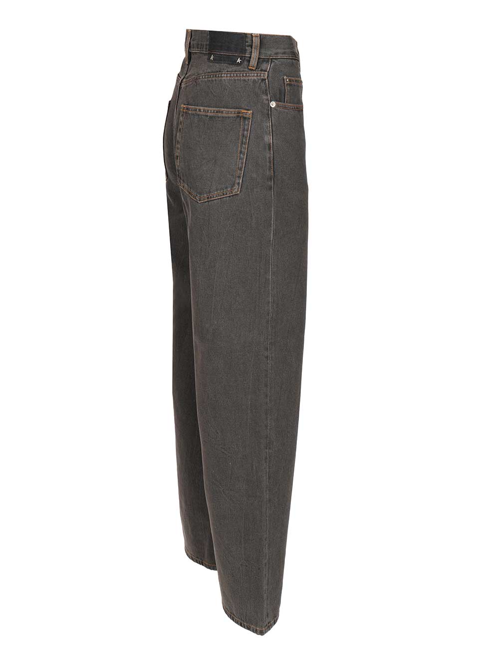 Golden Goose Deluxe Brand Wide Leg Jeans Trousers - Grey | 2b5bfd1b0c68a1622abc8d44eb2791094cf5d66e