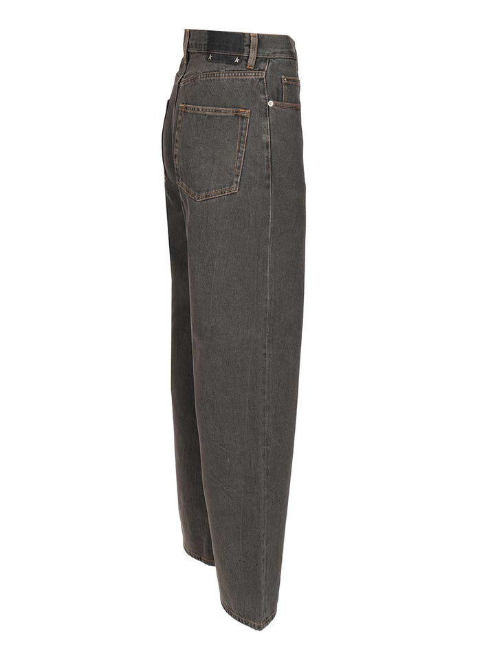 Golden Goose Deluxe Brand Wide Leg Jeans Trousers - Grey | 2b5bfd1b0c68a1622abc8d44eb2791094cf5d66e