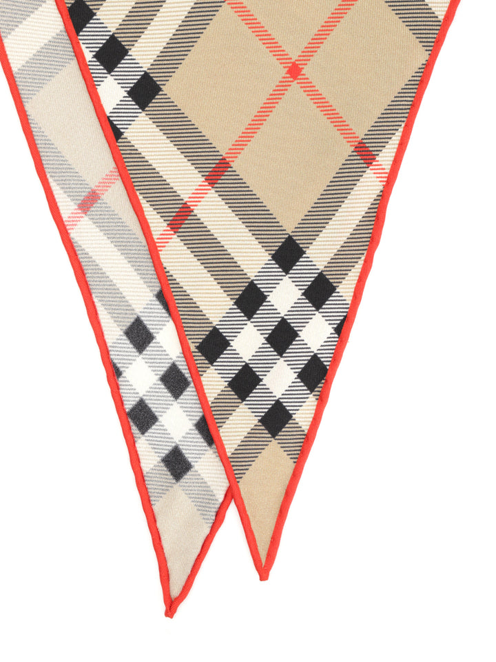 Burberry Check Silk Scarf Scarves And Foulards - Multicolor | 9266a52094331118003e39149f546ae1a5e2bfcf