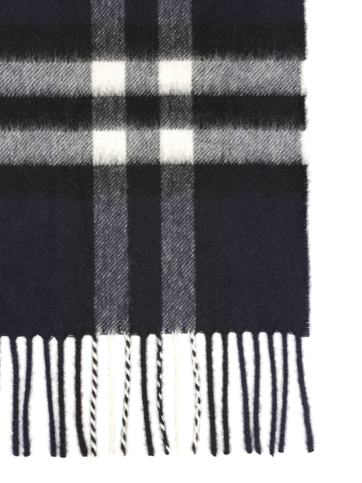 Burberry Check Cashmere Scarf Scarves And Foulards - Nero | f4ba02c2a6ca69405de82180ae1f36106a88ff11