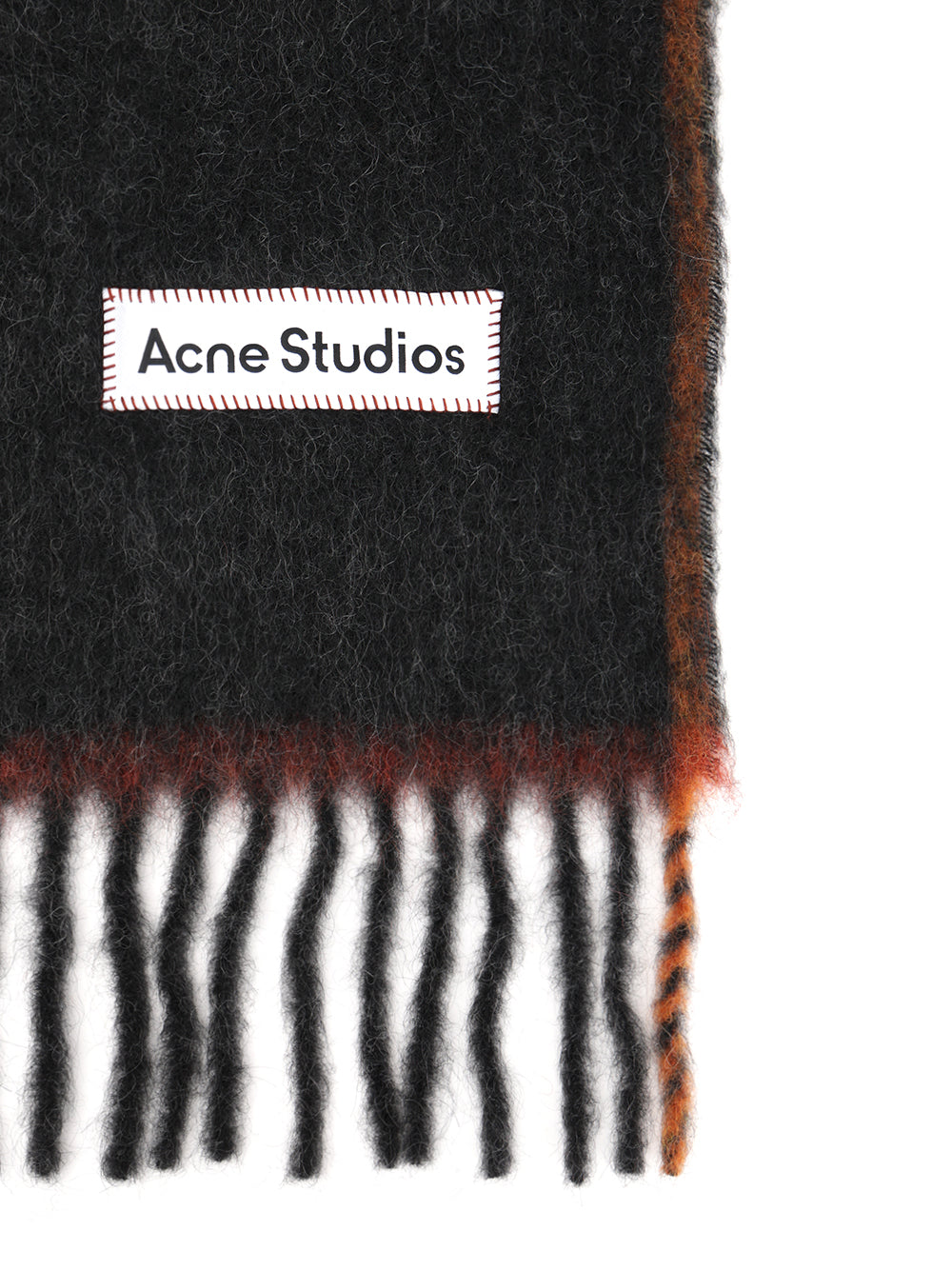 Acne Studios Alpaca Blend Scarf Scarves And Foulards - Nero | c2284b9a51575a873b78b61c4606a7e973539dc0