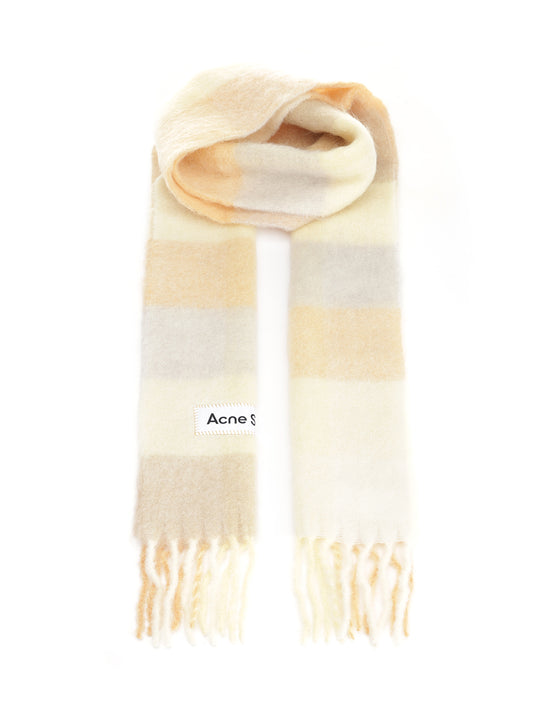 Fringed Scarf Scarves And Foulards Beige