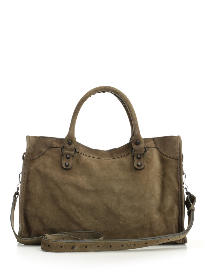 Balenciaga Le City Handbags - Verde | fdb6970a712619fa8086000e53d94f09b32dd3c0