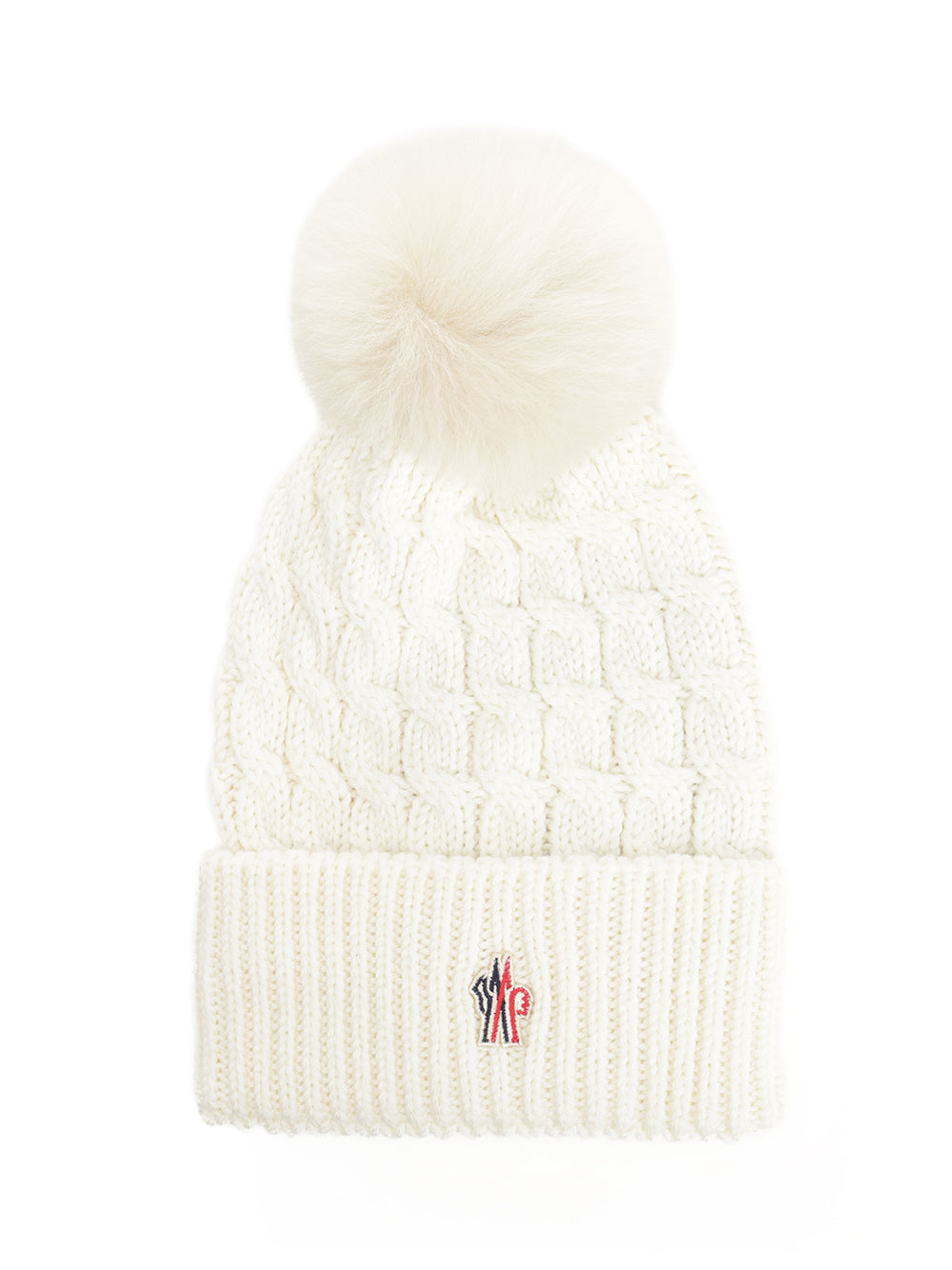 Moncler Grenoble Hat With Pom Poms Cappelli - Bianco | 2d3b7c2d56cc82cc865fea9881958cd161e2fca1